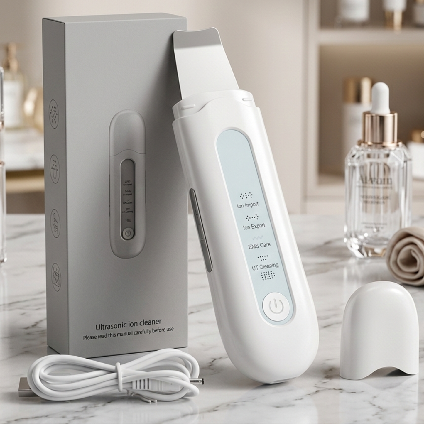 Aqua Glow Ultrasonic Skin Scrubber